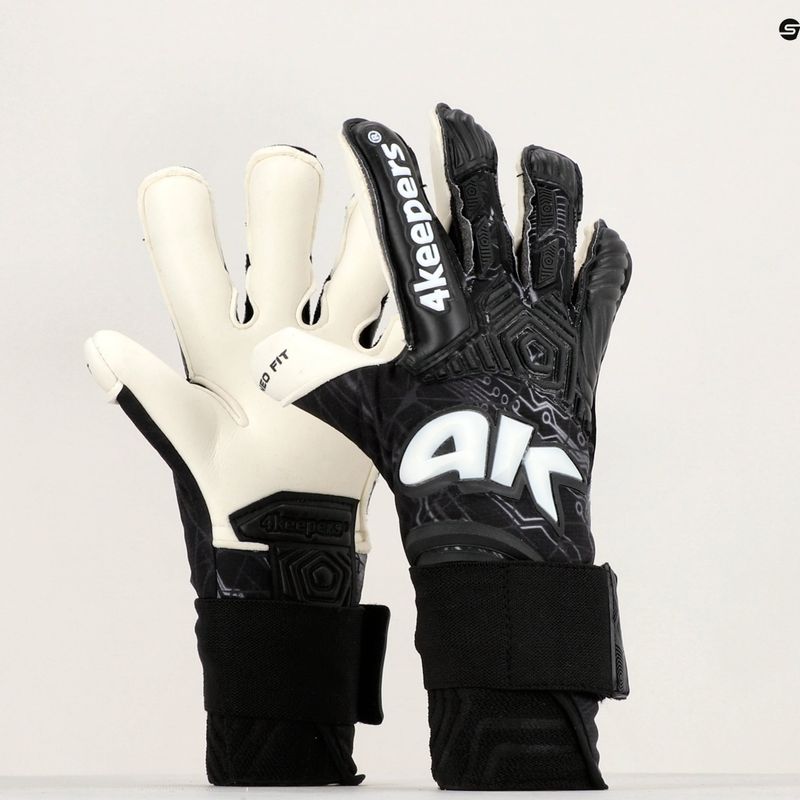 4Keepers Neo Elegant Rf2G Jr detské brankárske rukavice čierne 9