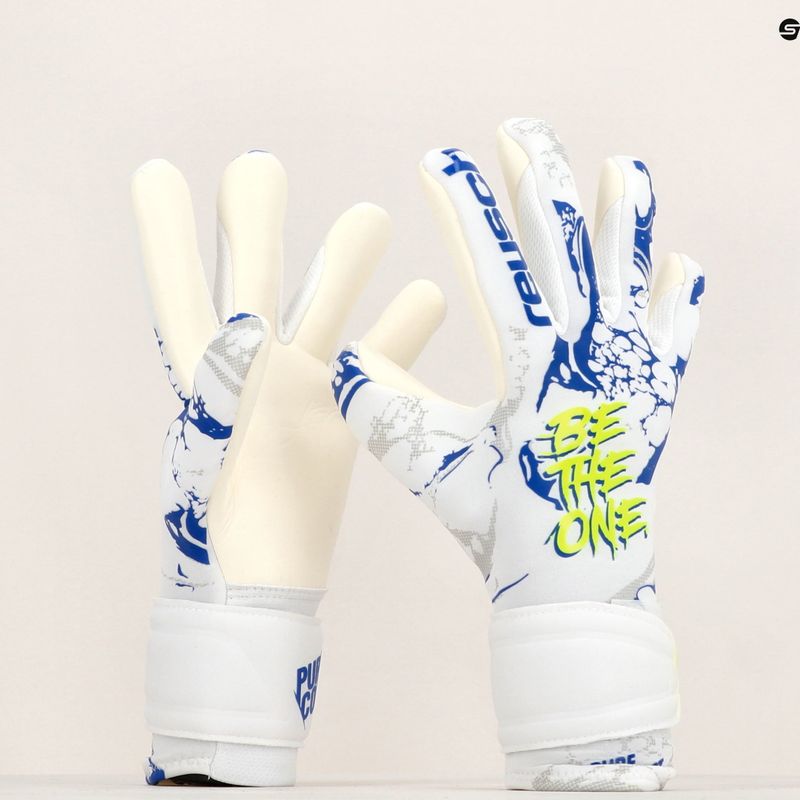Reusch Pure Contact Silver brankárske rukavice biele 5370200-1089 10