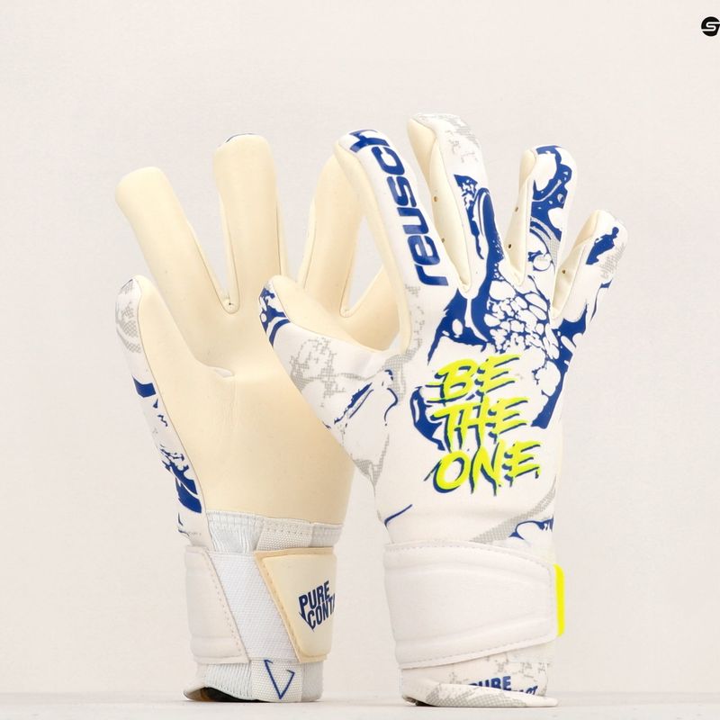 Reusch Pure Contact Gold X brankárske rukavice biele 5370901-1089 10
