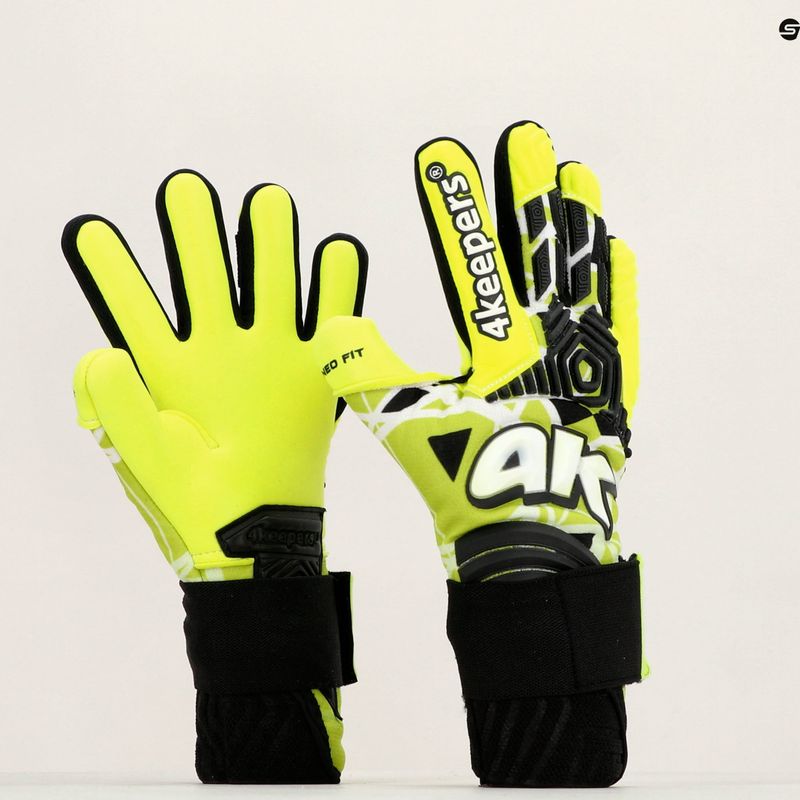 4Keepers Neo Focus Nc Jr detské brankárske rukavice zelené 11