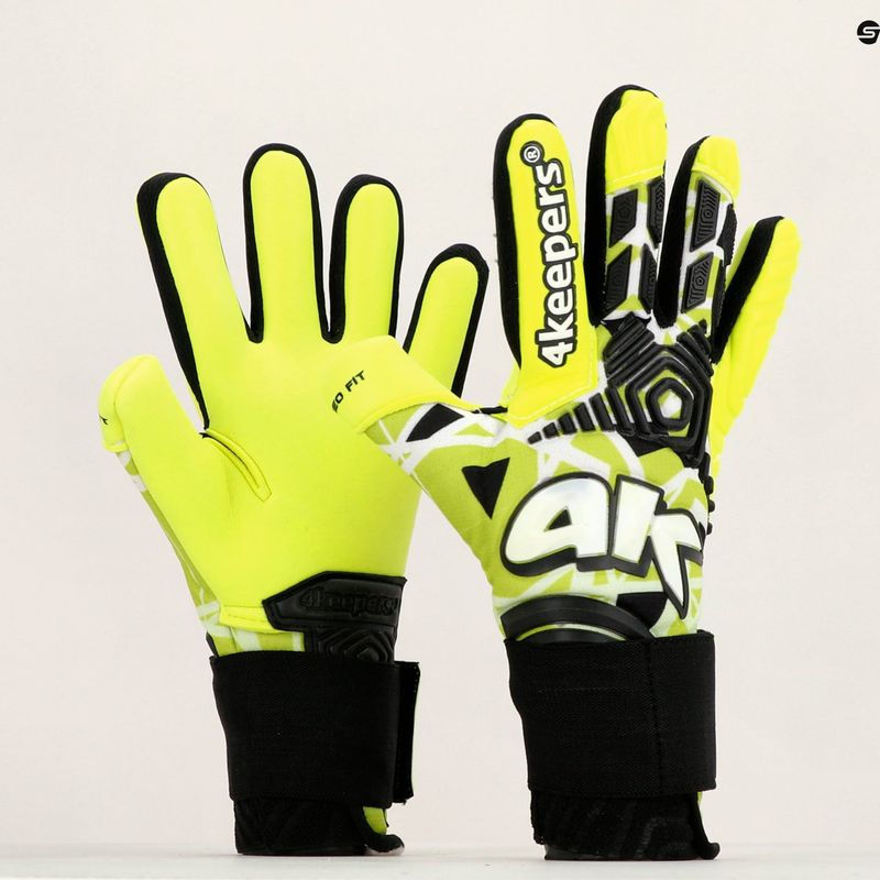 4Keepers Neo Focus Nc zelené brankárske rukavice 11