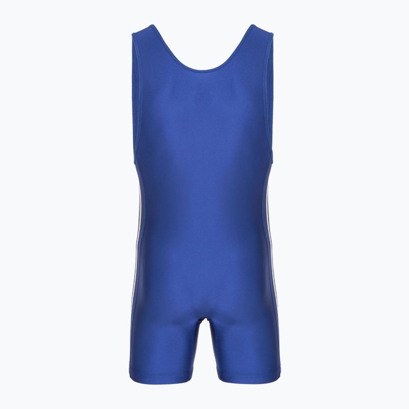 Pánska kombinéza adidas 3 Stripe Singlet royal/white 2