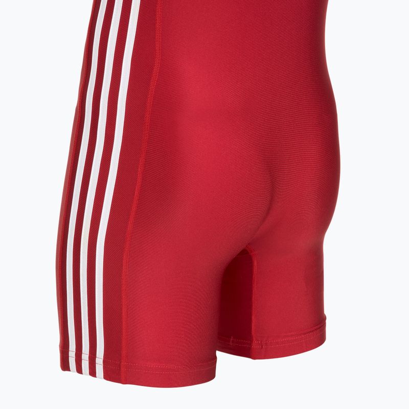 Pánska kombinéza adidas 3 Stripe Singlet red/white 4
