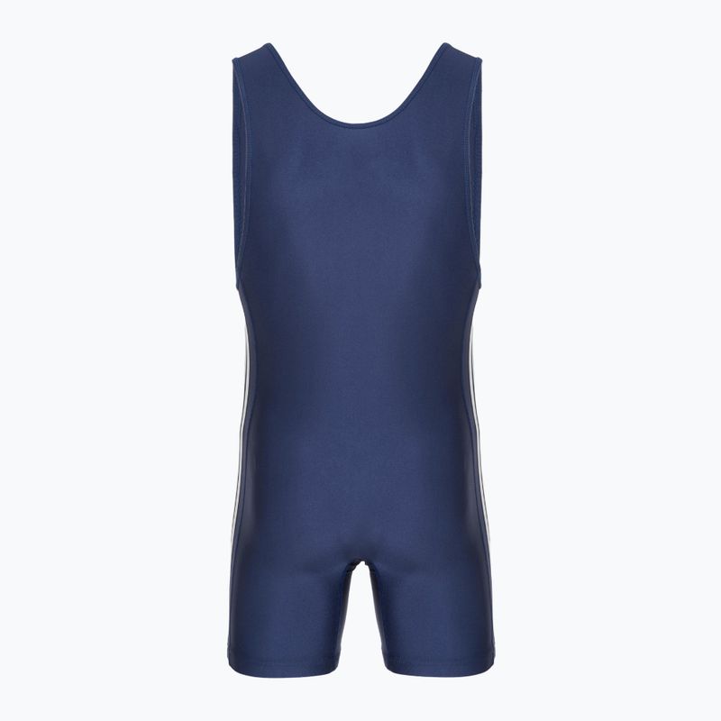 Pánska kombinéza adidas 3 Stripe Singlet navy/white 2