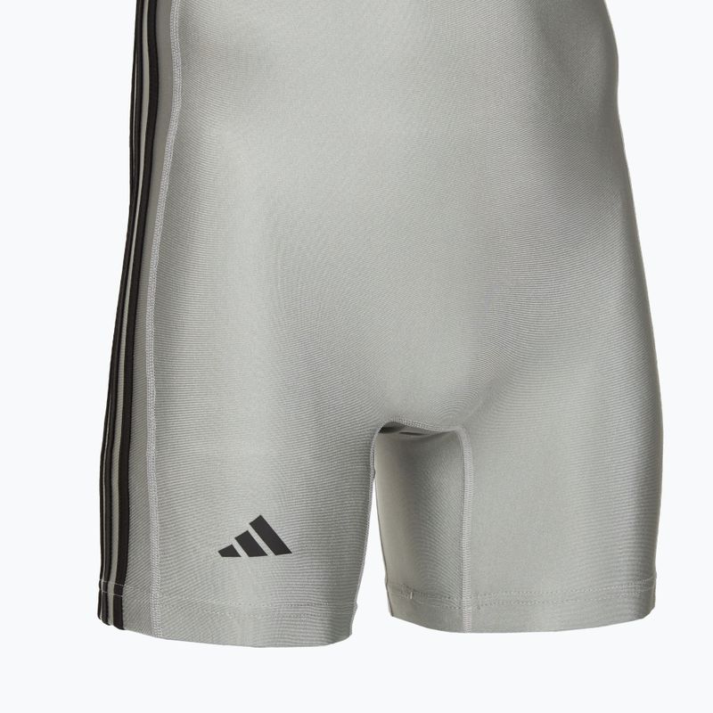 Pánska kombinéza adidas 3 Stripe Singlet grey/black 3