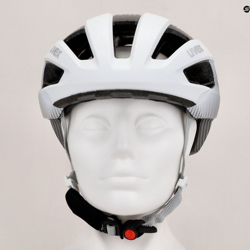 Dámska cyklistická prilba UVEX Rise CC WE white/grey 41/0/034/03/15 12