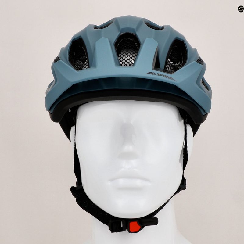 Cyklistická prilba Alpina Carapax 2.0 dirt blue matt 9