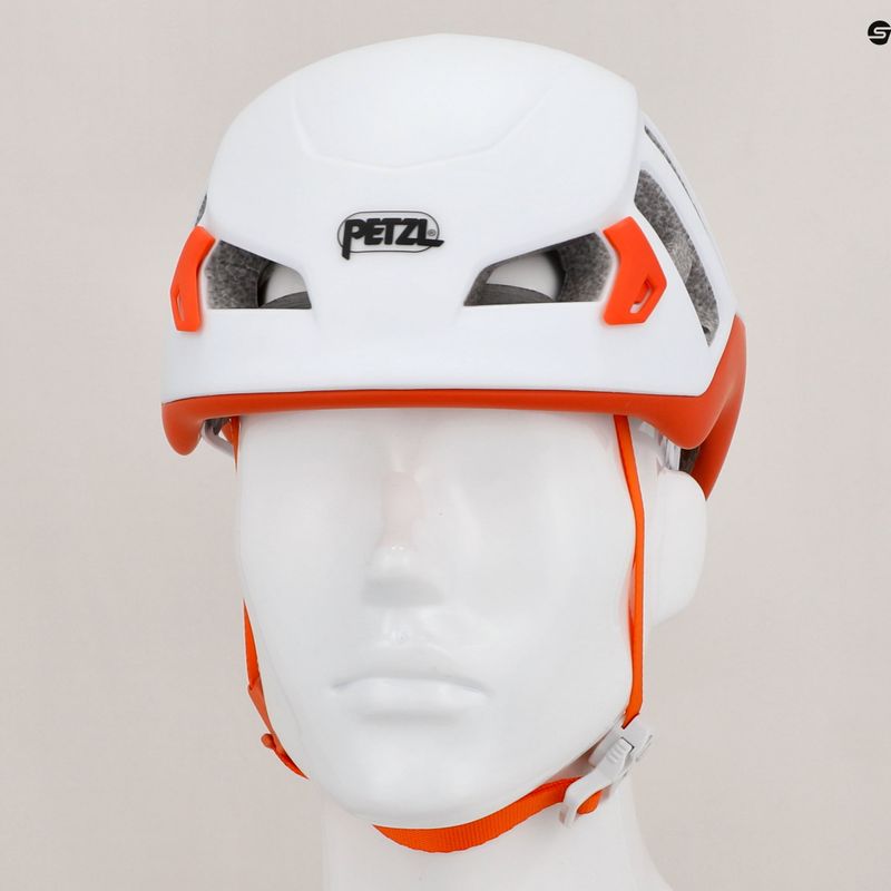 Lezecká prilba Petzl Meteor bielo-oranžová A071AA02 15
