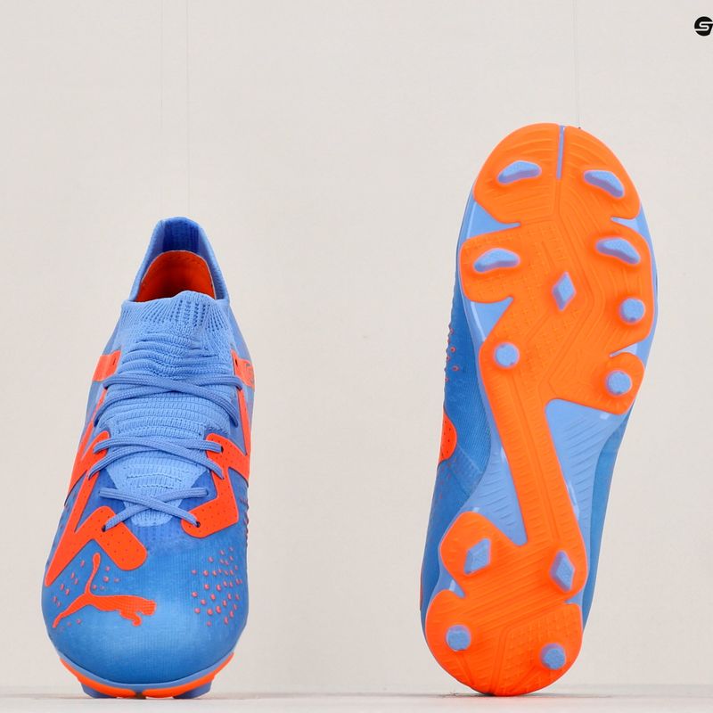 Detské kopačky PUMA Future Match FG/AG JR modré/oranžové 107195 01 16