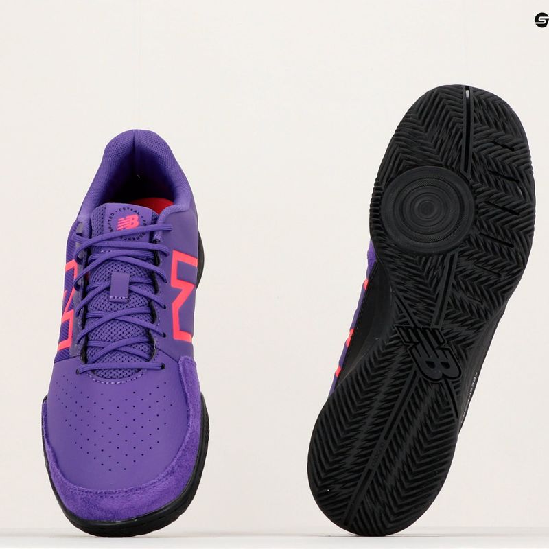 New Balance pánske kopačky Audazo V6 Command IN purple-black SA2IPH6.D.075 18