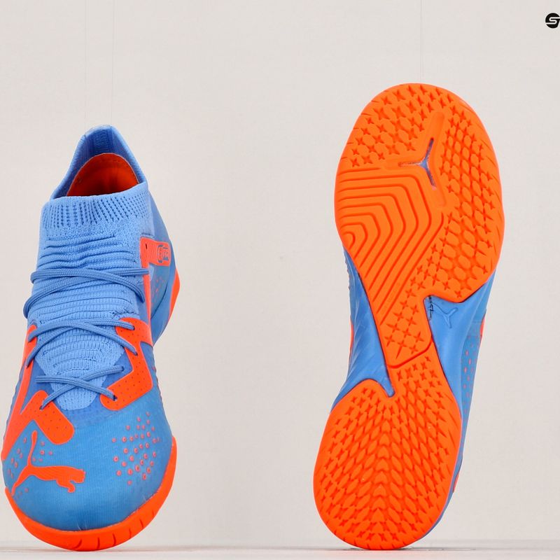 Detské kopačky PUMA Future Match IT+Mid JR modré/oranžové 107198 01 18