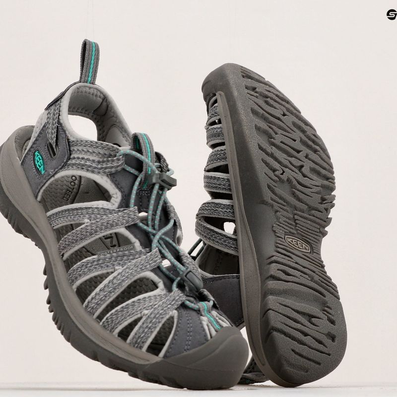 Dámske trekingové sandále Keen Whisper Medium Grey 122814 17