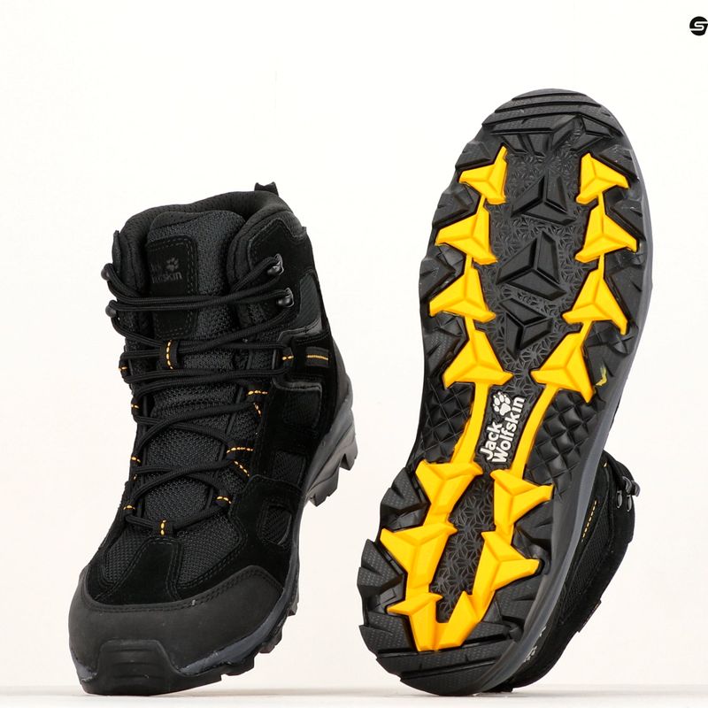 Jack Wolfskin pánske trekové topánky Vojo 3 Texapore black 4042461_6055 9