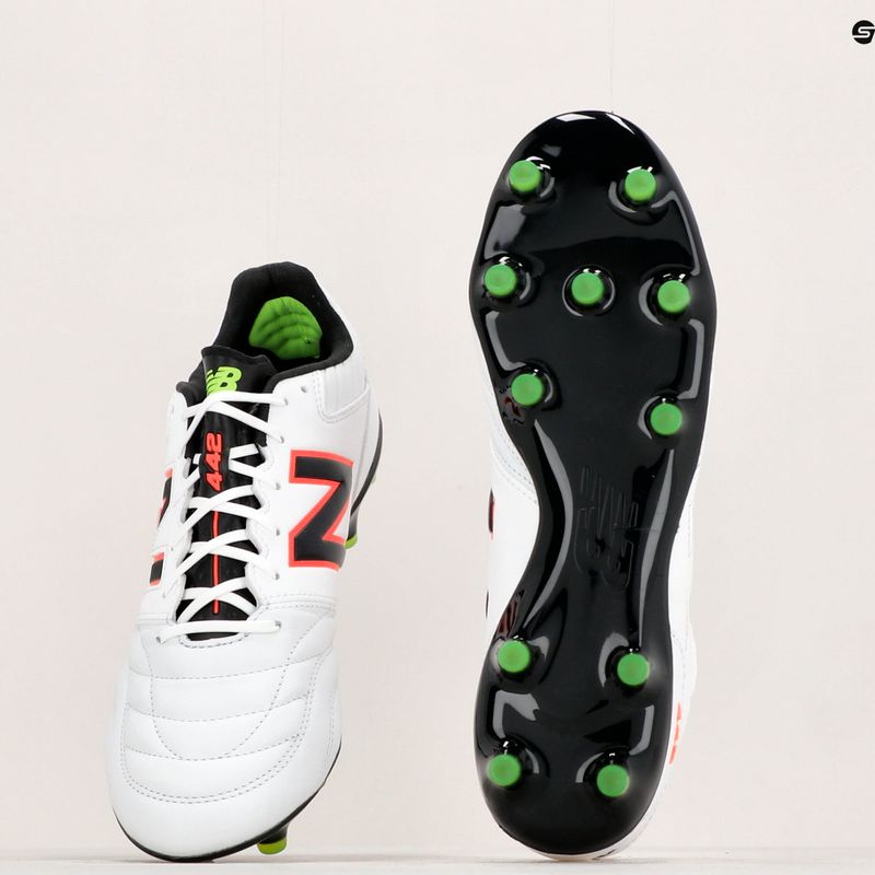 New Balance 442 V2 Pro FG pánske kopačky bielo-čierne MS41FWD2.D.095 17