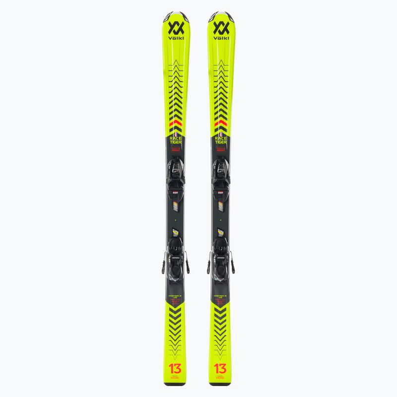 Detské zjazdové lyže Völkl RACETIGER Junior + 7.0 VMotion Jr. žltá 120465/6262T1.VA