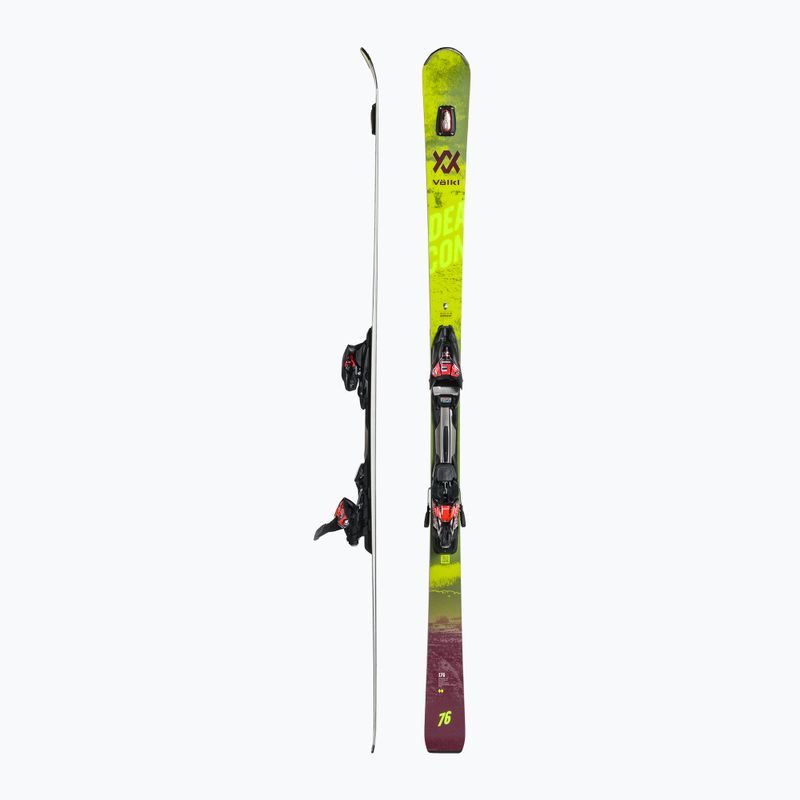 Zjazdové lyže Völkl Deacon 76+RMotion2 12GW black/red 121121/6877T1.VR 2