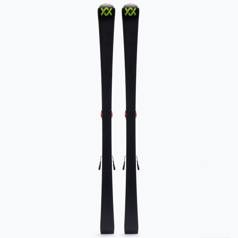 Völkl RACETIGER SL MASTER + XComp 16 GW Master zjazdové lyže black/yellow 121021 3