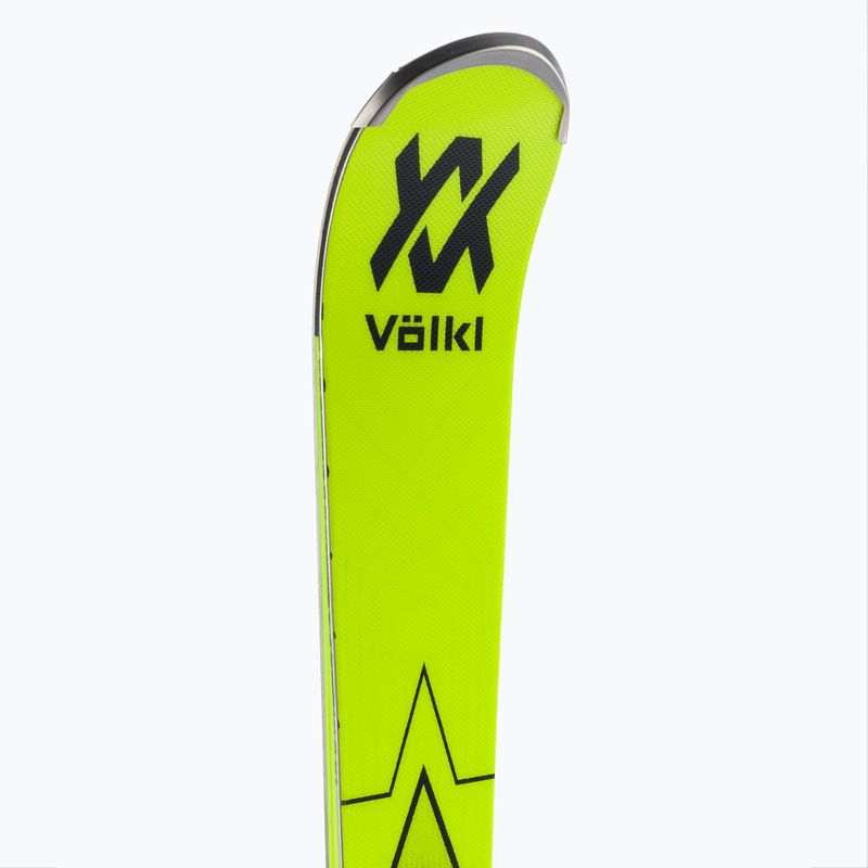 Völkl RACETIGER SL MASTER + XComp 16 GW Master zjazdové lyže black/yellow 121021 8