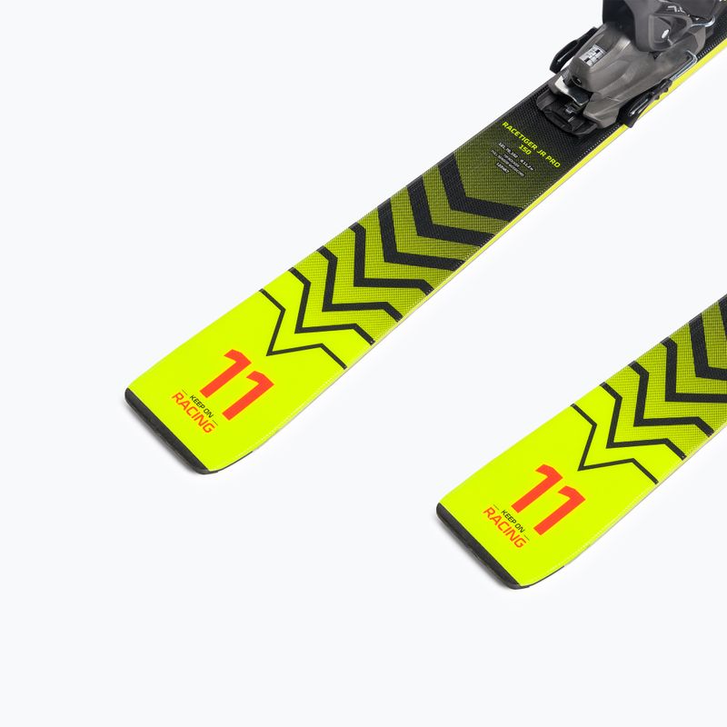 Detské zjazdové lyže Völkl Racetiger JR Pro+7. VMotion JR yellow/black 122467/6262T1.VA 9