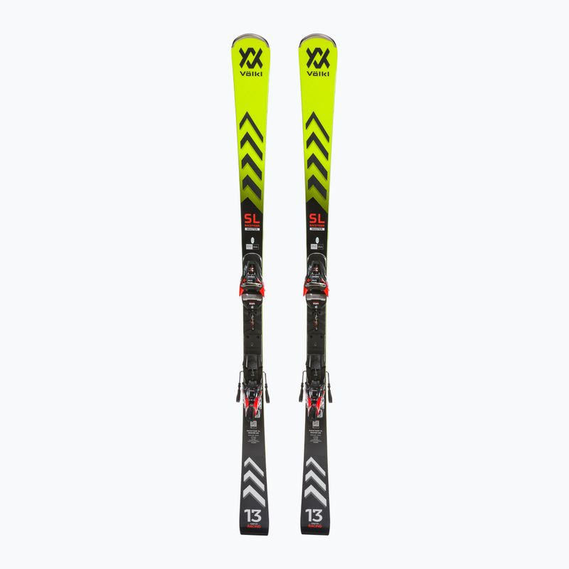 Zjazdové lyže Völkl Racetiger SL Master + XComp 16 GW yellow/black