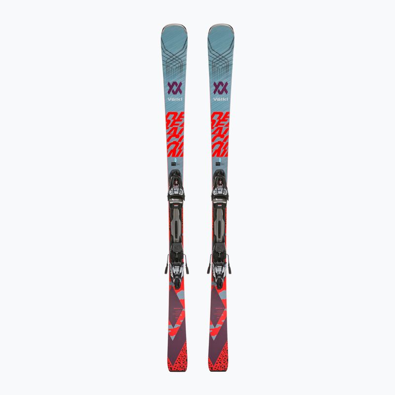 Völkl Deacon 72 + RMotion3 12 GW zjazdové lyže light blue/flo red/pearl red