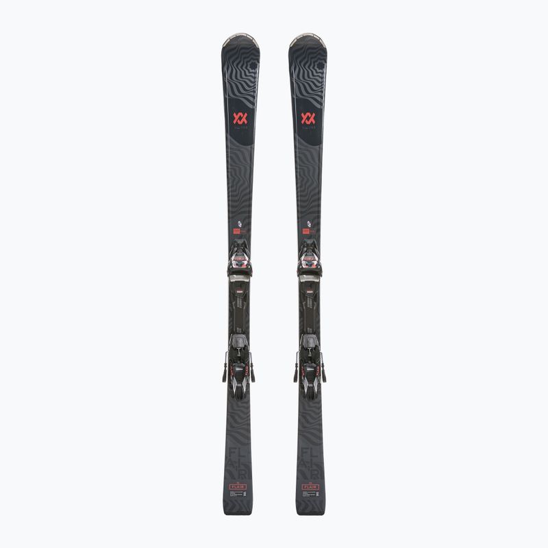 Dámske zjazdové lyže Völkl Flair 75 + vMotion 11 ALU GW black/coral