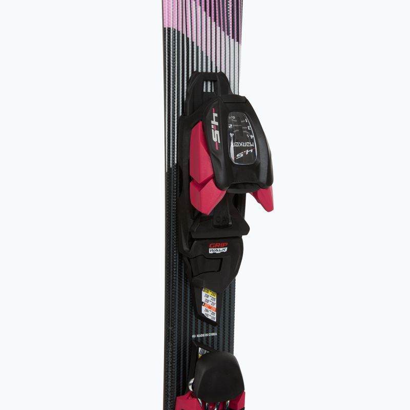 Detské zjazdové lyže Völkl Shine Jr + viazanie 4.5 VMotion Jr Lady 100-120 cm black/pink 4