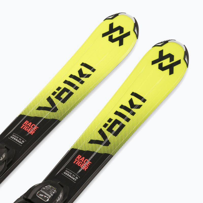 Detské zjazdové lyže + viazanie Völkl Racetiger Jr Yellow+7.0 VMotion Jr 130-160 cm 4