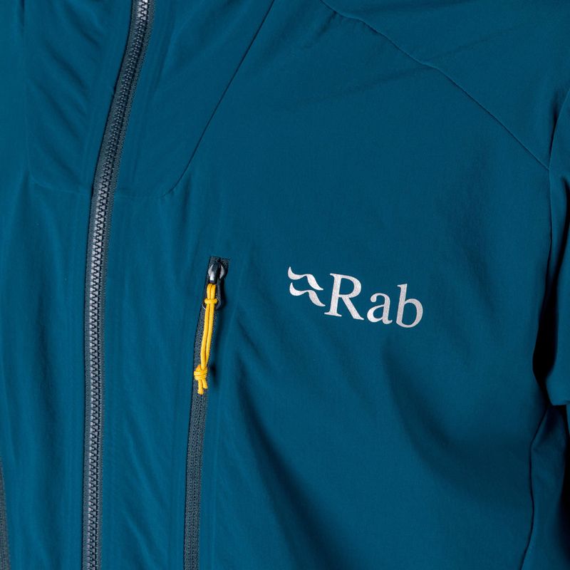 Rab Borealis pánska softshellová bunda modrá QWS-35-IK-L 4
