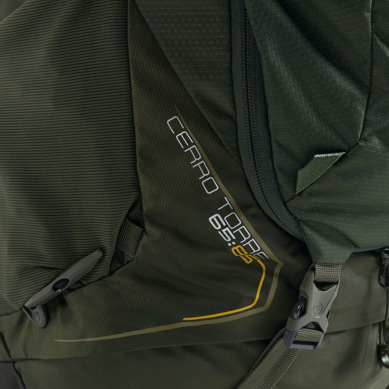 Pánsky trekingový batoh Lowe Alpine Cerro Torre 65 + 20 l green FBQ-01-DO-65 5