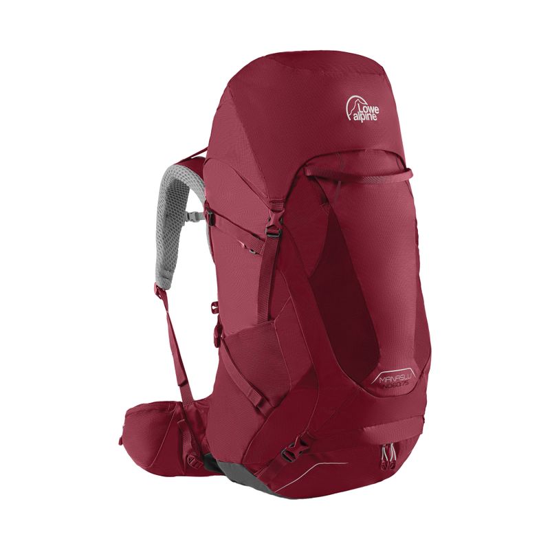 Dámsky trekingový batoh Lowe Alpine Manaslu ND 50+15 l bordová FBQ-06-RA-50