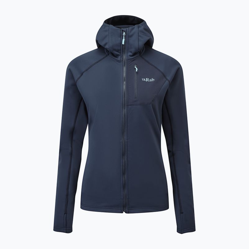Dámska trekingová bunda Rab Superflux Hoody deep ink