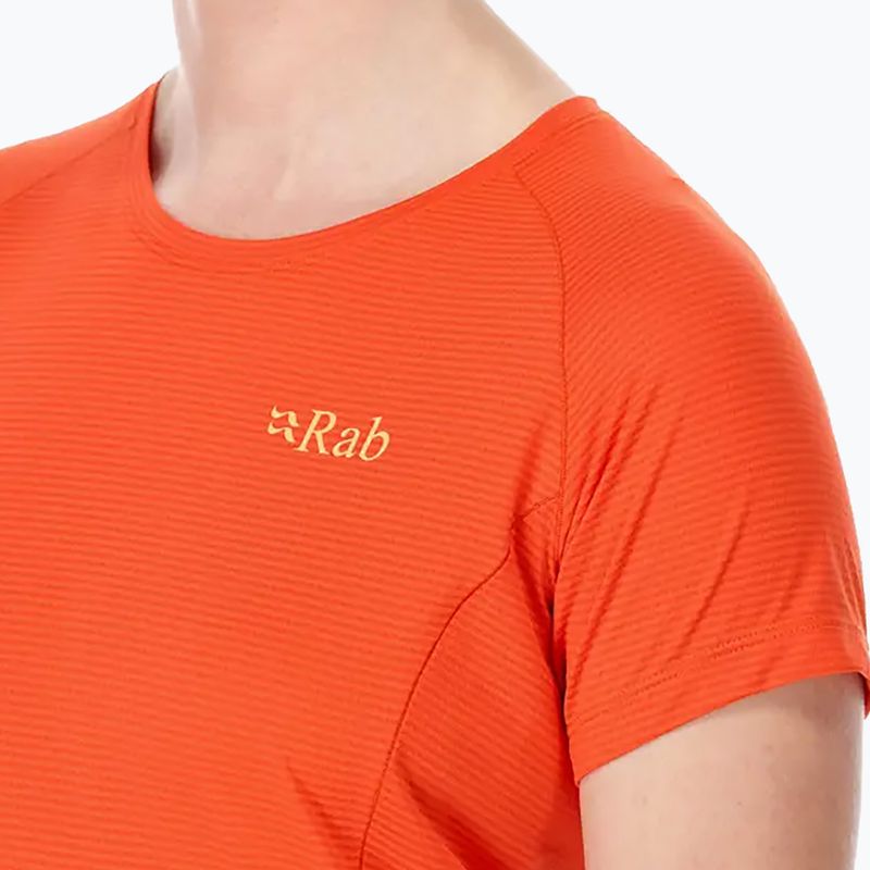 Dámske trekingové tričko Rab Sonic orange QBL-02 3