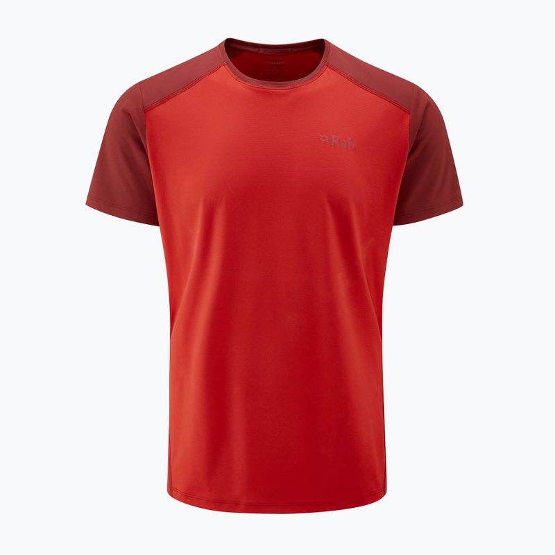 Pánske tričko Rab Force ascent red/oxblood red 5