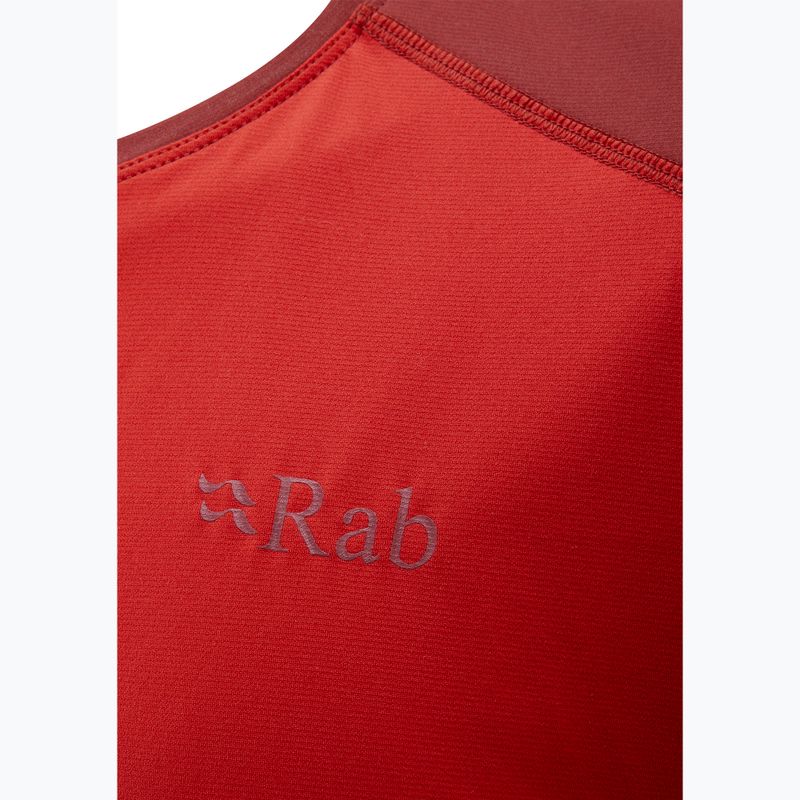 Pánske tričko Rab Force ascent red/oxblood red 7