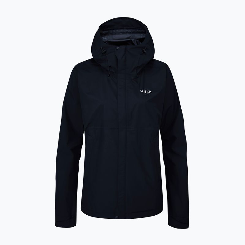 Dámska bunda do dažďa Rab Downpour Eco black 4