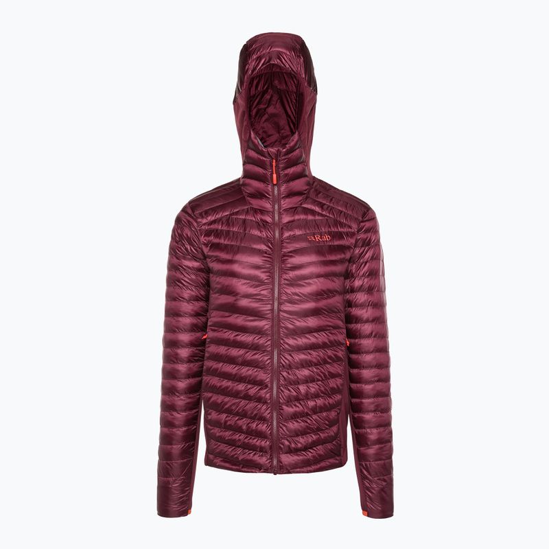 Dámska páperová bunda Rab Cirrus Flex 2.0 Hoody bordová QIO-69 2