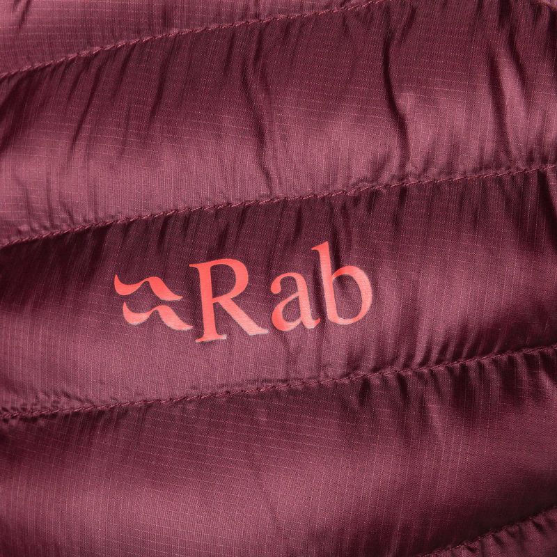 Dámska páperová bunda Rab Cirrus Flex 2.0 Hoody bordová QIO-69 4