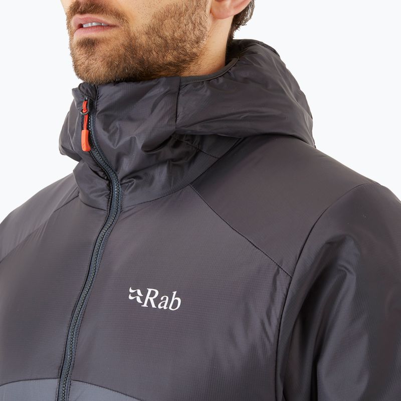 Pánska páperová bunda Rab Xenon 2.0 black-grey QIO-94-AGR-MED 3