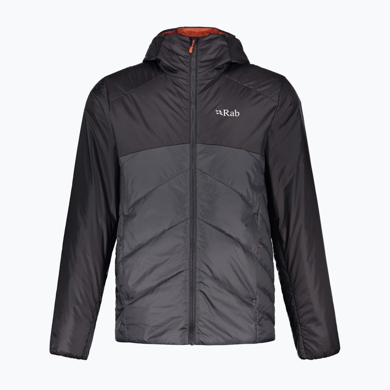 Pánska páperová bunda Rab Xenon 2.0 black-grey QIO-94-AGR-MED 10