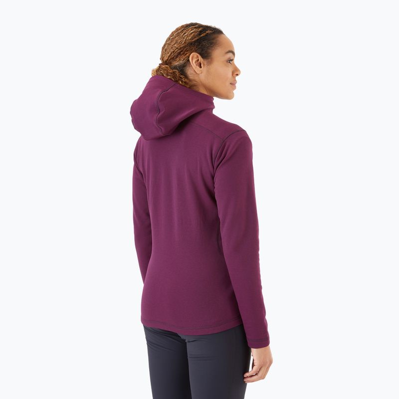 Dámska fleecová mikina Rab Geon Hoody purple QFE-94-EGG 2