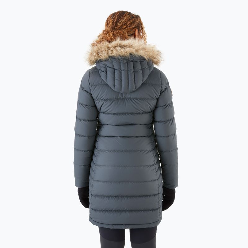 Dámsky páperový kabát Rab Deep Cover Parka steel 2