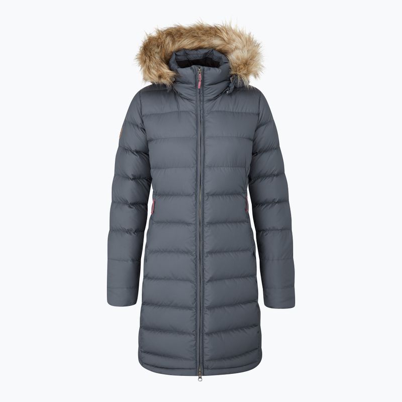 Dámsky páperový kabát Rab Deep Cover Parka steel 3