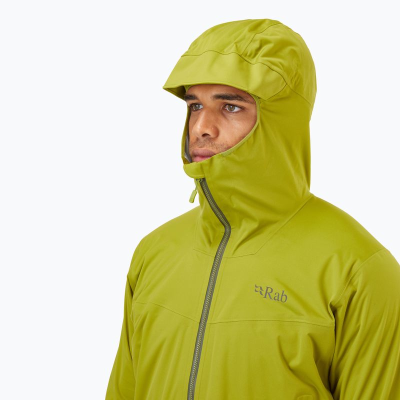 Pánska bunda do dažďa Rab Kinetic 2.0 ascent grey 4