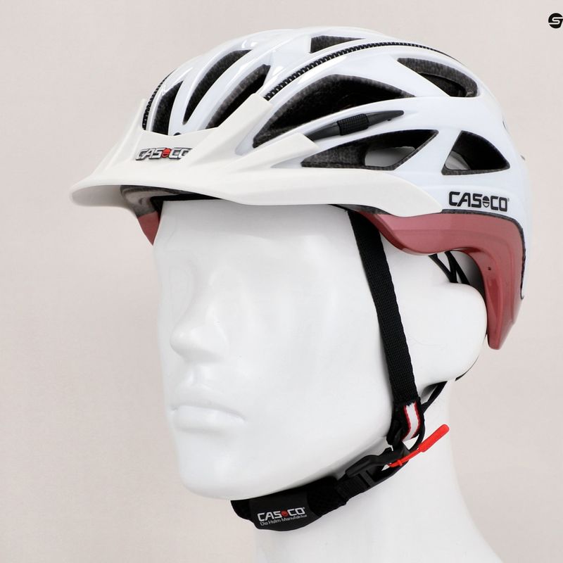Dámska cyklistická prilba CASCO Activ 2 biela 04.0871 9