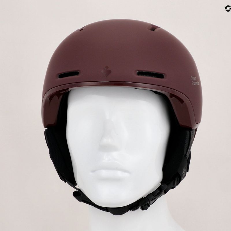 Lyžiarska prilba Sweet Protection Looper bordová 840091 9