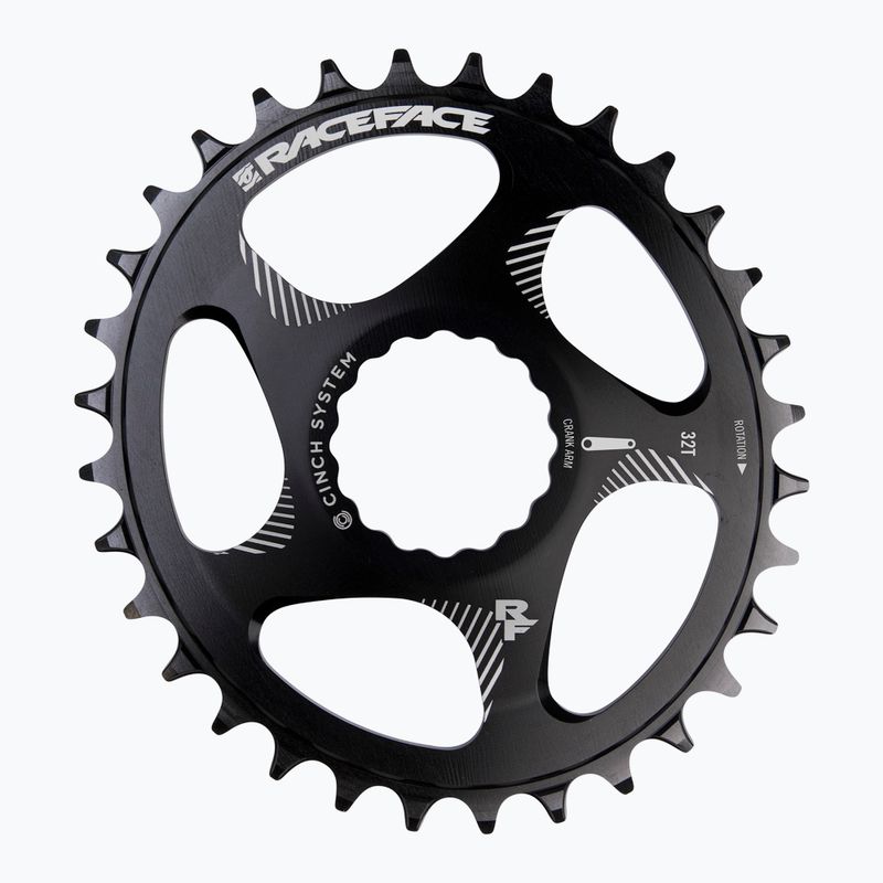 Prevodník RACE FACE Cinch DM Oválny čierny 3