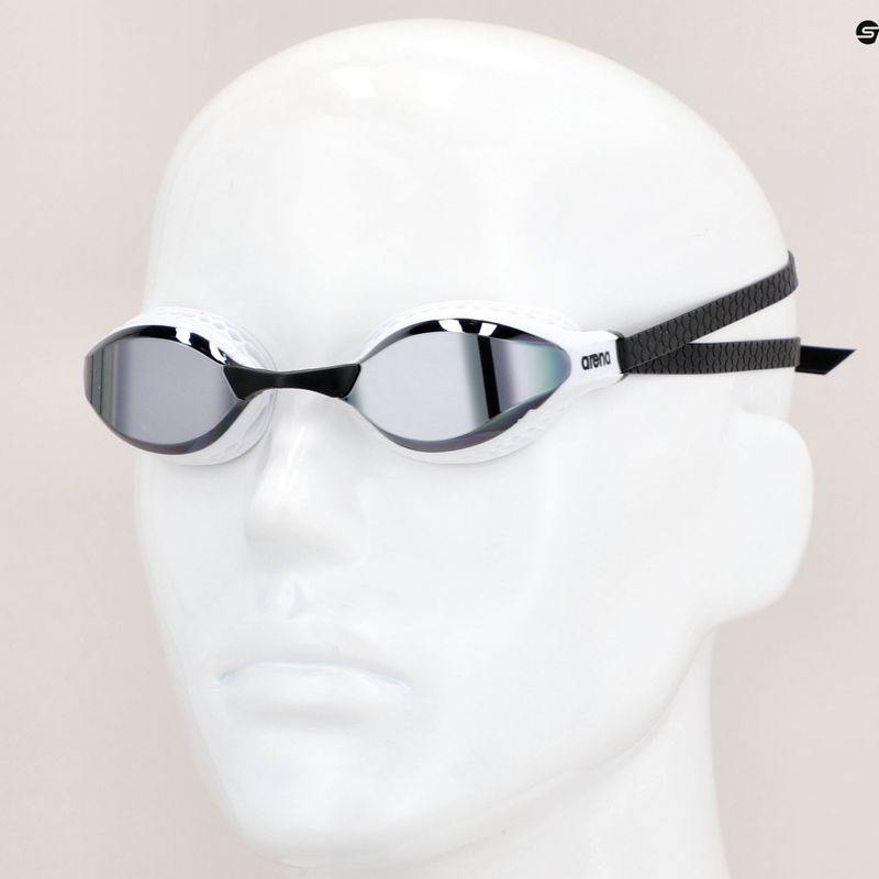Plavecké okuliare Arena Air-Speed Mirror biele 3151 7