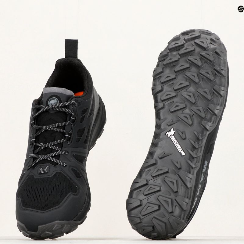 Pánske turistické topánky Mammut Saentis Low black 11