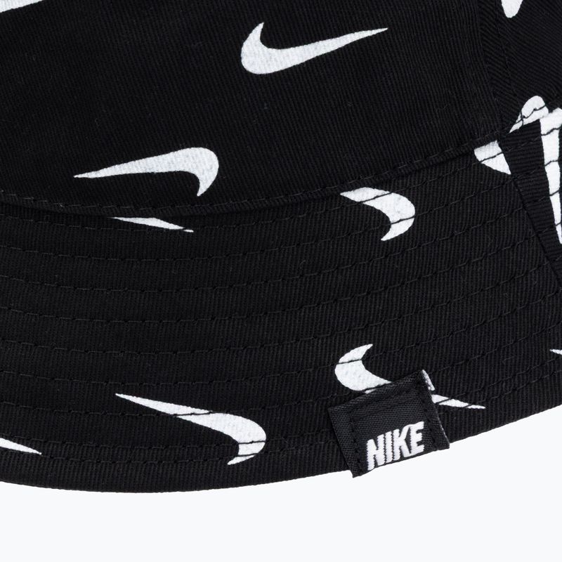 Detský klobúk Nike Swoosh Print Bucket black 3